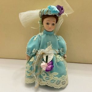 Vintage Danburry Mint-The Ladies of Fashion Doll Christmas Ornaments # 5